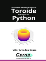 Plotando Uma Superfície De Revolução Toroide Programado Em Python