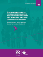 Potencialidades para la paz de las organizaciones sociales y comunitarias en tres municipios afectados por el conflicto armado