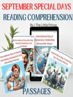 Month of September activities ,Reading comprehension Passages And Questions