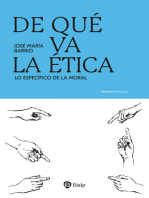 De qué va la ética: Lo específico de la moral