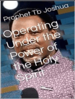 Operating Under The Power Of The Holy Spirit