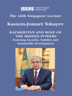 Kazakhstan and Role of the Middle Powers: Fostering Security, Stability and Sustainable Development