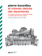 El interés detrás del desinterés: El estado moderno, las pujas de poder y la definición del bien común. Cursos en el Collège de France, 1987-1989