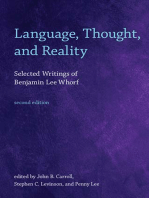 Language, Thought, and Reality, second edition: Selected Writings of Benjamin Lee Whorf