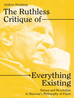 The Ruthless Critique of Everything Existing: Nature and Revolution in Marcuse’s Philosophy of Praxis