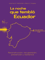 La noche que tembló Ecuador: Reconstrucción, recuperación, prevención y resiliencia