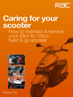 Caring for your scooter: How to maintain & service your 49cc to 125cc twist & go scooter