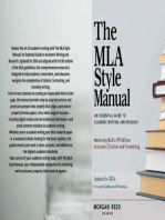 The MLA Style Manual: An Essential Guide to Academic Writing and Research: guide references