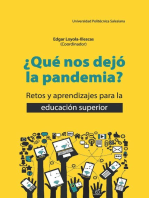 ¿Qué nos dejó la pandemia?: Retos y aprendizajes para la educación superior