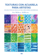 Texturas de acuarela para artistas: Explora técnicas sencillas para crear obras asombrosas