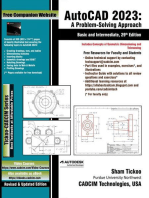 AutoCAD 2023: A Problem - Solving Approach, Basic and Intermediate, 29th Edition