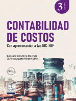 Contabilidad de costos: Con aproximación a las NIC/NIFF