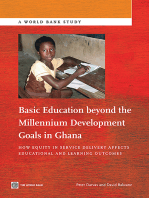 Basic Education beyond the Millennium Development Goals in Ghana: How Equity in Service Delivery Affects Educational and Learning Outcomes