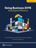 Doing Business 2015: Going Beyond Efficiency