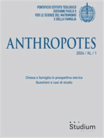 Anthropotes 2024 / XL / 1: Chiesa e famiglia in prospettiva storica  Questioni e casi di studio