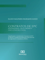 Contratos de EPC (Engineering, Procurement and Construction): classificação e conceito dos Contratos de EPC no Brasil e o padrão da Federação Internacional de Engenheiros Consultores (FIDIC)