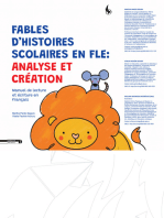 FABLES D'HISTOIRES SCOLAIRES EN FLE:: ANALYSE ET CRÉATION. Manuel de lecture et écriture en français