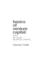 Basics of Venture Capital: Q&A for Small Business Owners