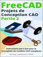 FreeCAD | Projets de Conception CAO - Partie 2: Instructions pas à pas pour la conception de modèles CAO complexes