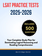 LSAT Practice Tests 2025-2026: Your Complete Study Plan for Dominating Logical Reasoning and Reading Comprehension