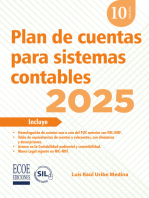 Plan de cuentas para sistemas contables 2025 – 10ma edición