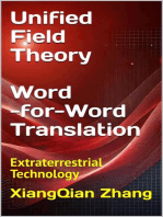 Unified Field Theory (Word-for-Word Translation)