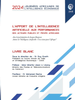 L'apport de l'intelligence artificielle aux performances des acteurs publics et privés africains: LIVRE BLANC