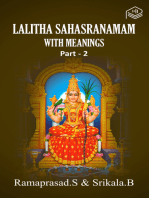 Lalitha Sahasranamam With Meanings - Part 2