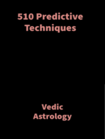 510 Predictive Techniques: Vedic Astrology