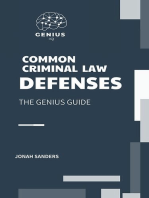 Common Criminal Law Defense's: The Genius Guide, #3