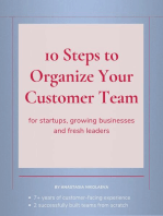 10 Steps to Organize Your Customer Team