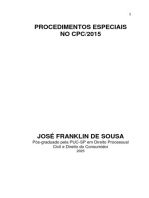 Procedimentos Especiais No Cpc/2015