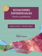 Ecuaciones diferenciales. Teoría y problemas (3ª ed.)