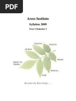 Arees Institute Syllabus