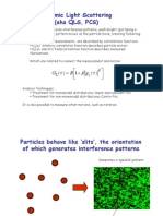 Dynamic Light Scattering