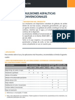 Asfalto Emulsiones Convencionales - Circulares Tecnicas