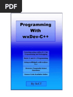 Programming With WxDev-C++