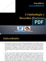 Criminología y Derechos Humanos