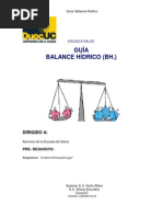 Guía de Balance Hídrico UC