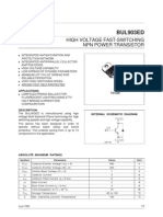 BUL903ED: High Voltage Fast-Switching NPN Power Transistor