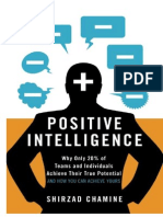 Positive Intelligence Why Only 20% of Teams and Individuals Achieve Their True Potential