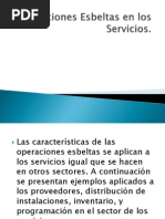 Operaciones Esbeltas en Los Servicios