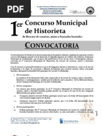 1er Concurso Municipal de Cómic de Cochabamba