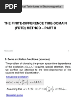 The Finite-Difference Time-Domain (FDTD) Method - Part Ii: Numerical Techniques in Electromagnetics