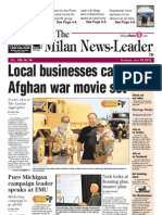 The Milan News-Leader Front Page