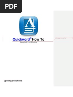 Quickword How To