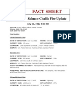 Fact Sheet: Salmon-Challis Fire Update