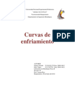 Curvas de Enfriamiento