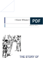 I Know Whom I Believed (Powerpoint)