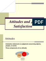 Attitudes and Job Satisfaction